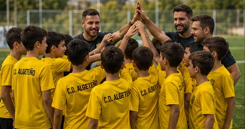 Imagen Staff Técnico formaciòn de jugadores C.D. ALGETEÑO