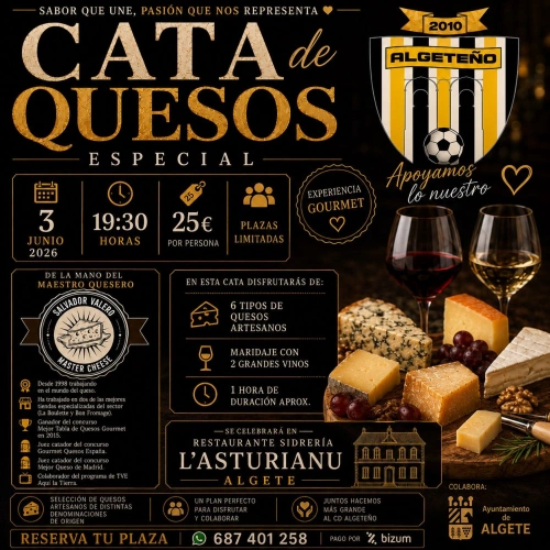 I CATA de QUESOS del C.D. ALGETEÑO